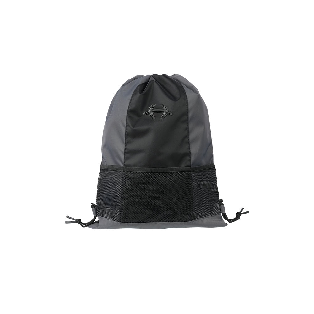Symbol Logo 運動束口後背包 黑色