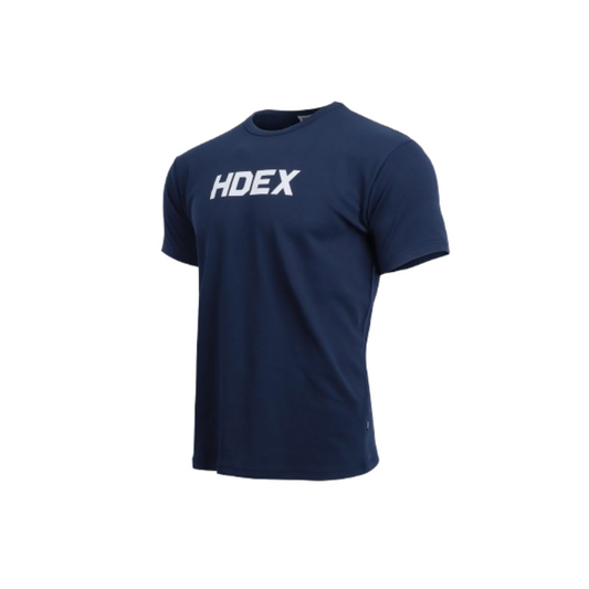 Main Logo Muscle Fit 短袖合身運動上衣 深藍色