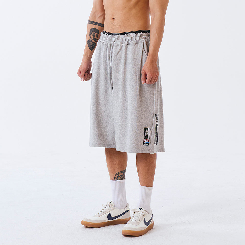 【新品預購】NAMED COMFORTABLE 棉質運動短褲 灰色