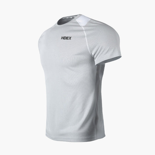 Assist Textured 透氣運動短袖上衣 白色