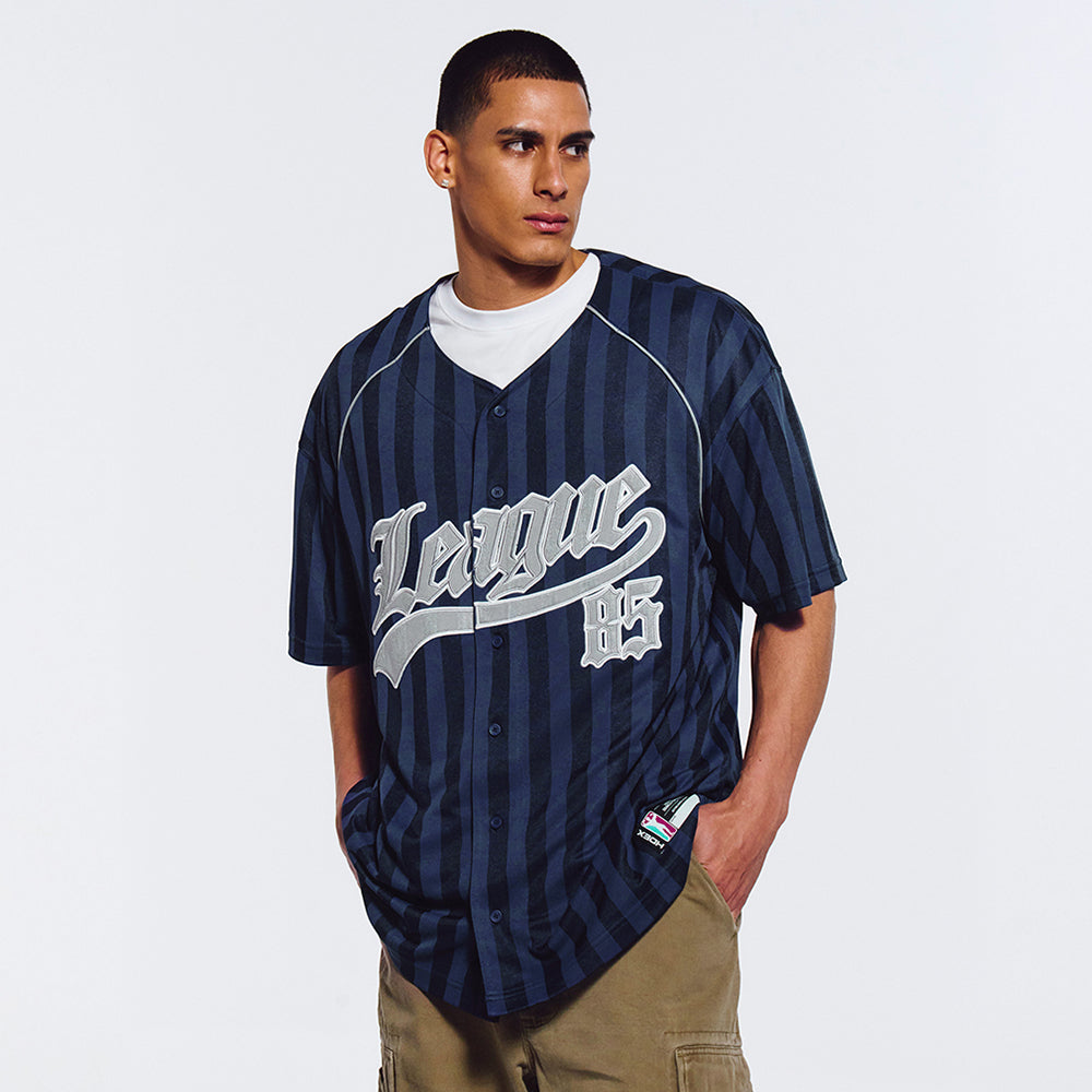 【新品預購】League 85 Baseball Jersey 棒球球衣 深藍色