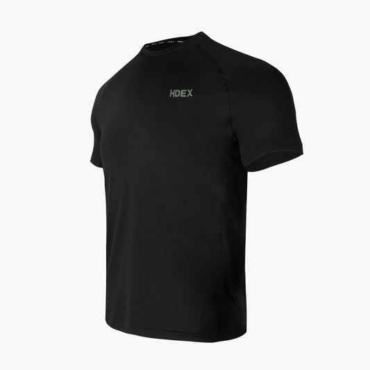 Assist Solid 運動機能短袖上衣 黑色