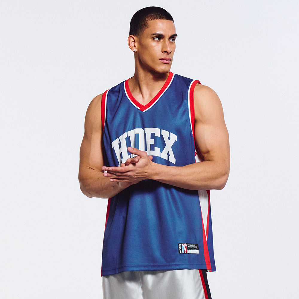 【新品預購】Basketball Mesh Jersey 透氣網眼球衣背心 深藍色