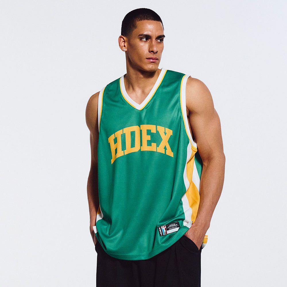【新品預購】Basketball Mesh Jersey 透氣網眼球衣背心 綠色