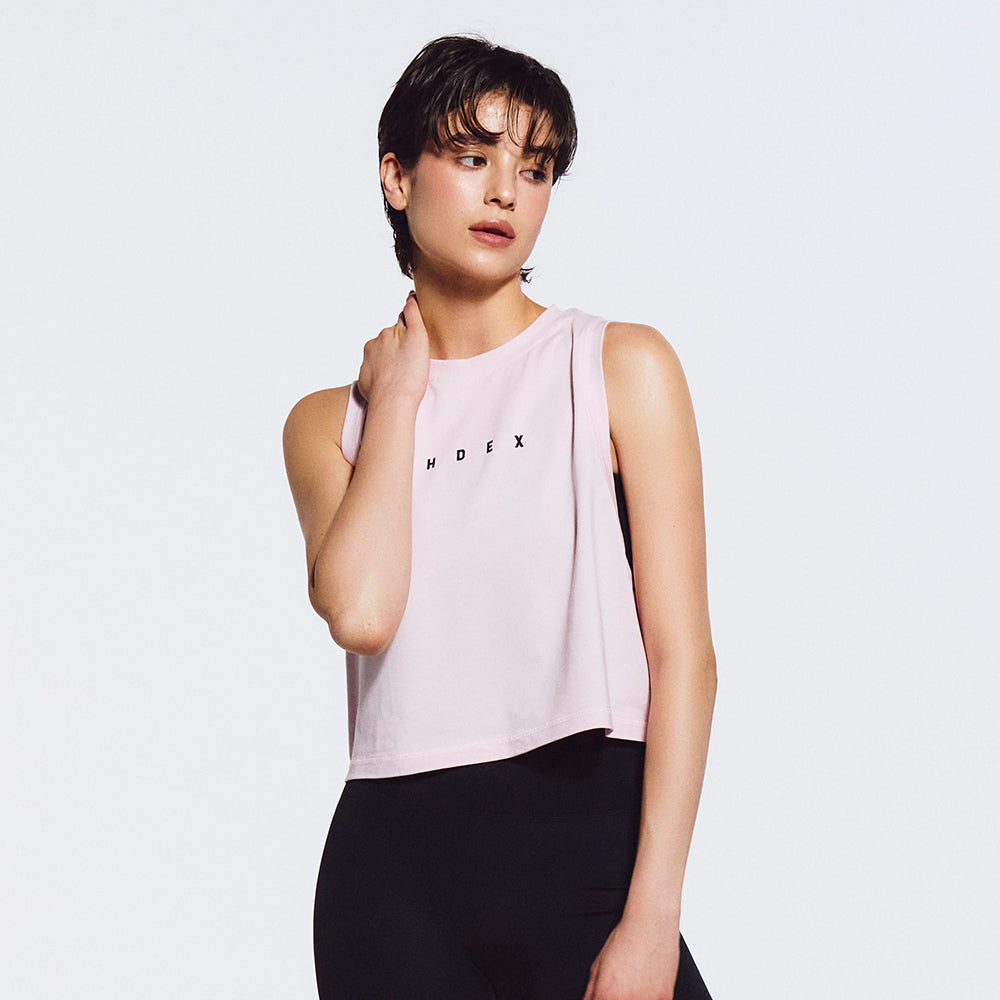 Main Small Logo 無袖運動背心 淺粉色