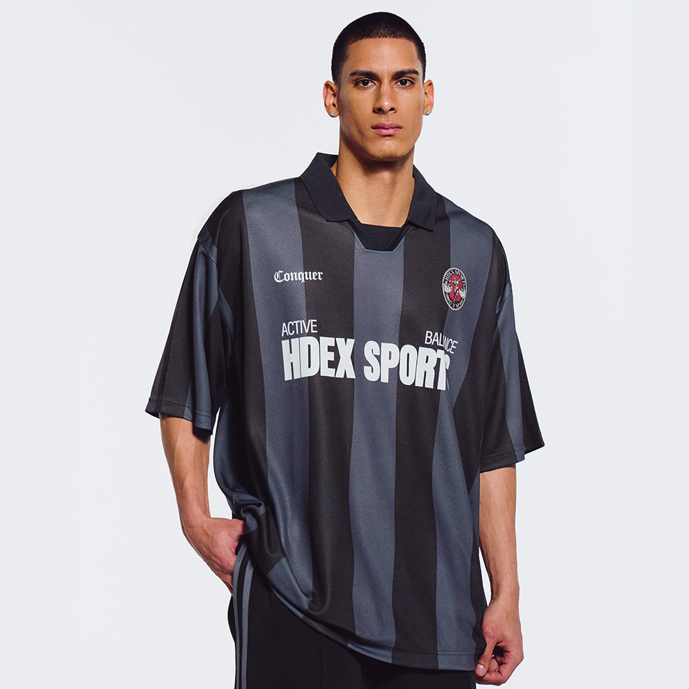 【新品預購】Striped Jersey Uniform 美式撞色短袖球衣 黑色