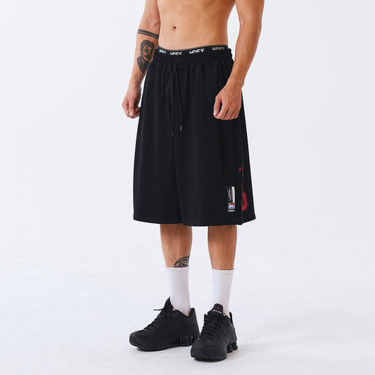 Named Comfortable 棉質運動短褲 黑色