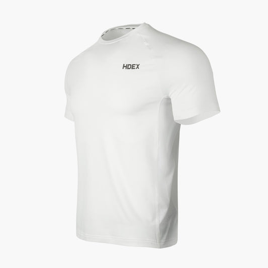 Assist Solid 運動機能短袖上衣 白色