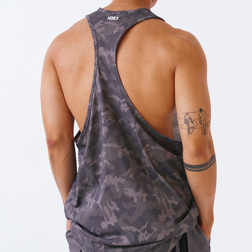 【新品預購】Old Camo Pattern 挖被訓練運動背心 黑色迷彩