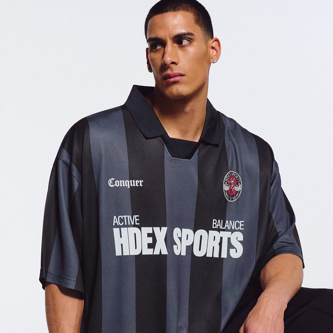【新品預購】Striped Jersey Uniform 美式撞色短袖球衣 黑色