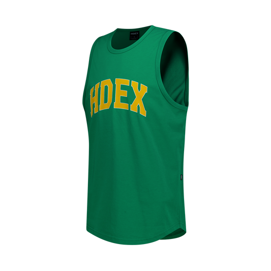 Arch Logo 圓領運動背心 綠色