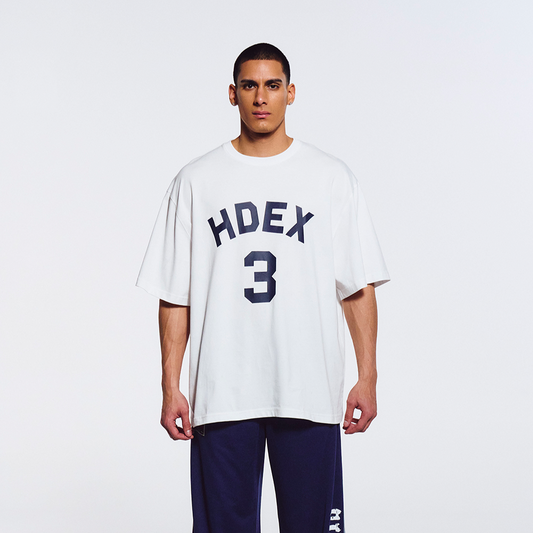 3 Edition Overfit 短袖運動上衣 白色