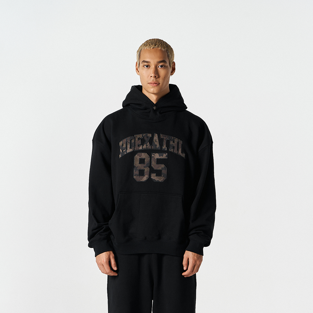 【早鳥優惠】Athletic 85 休閒連帽上衣 黑色(男女同款)
