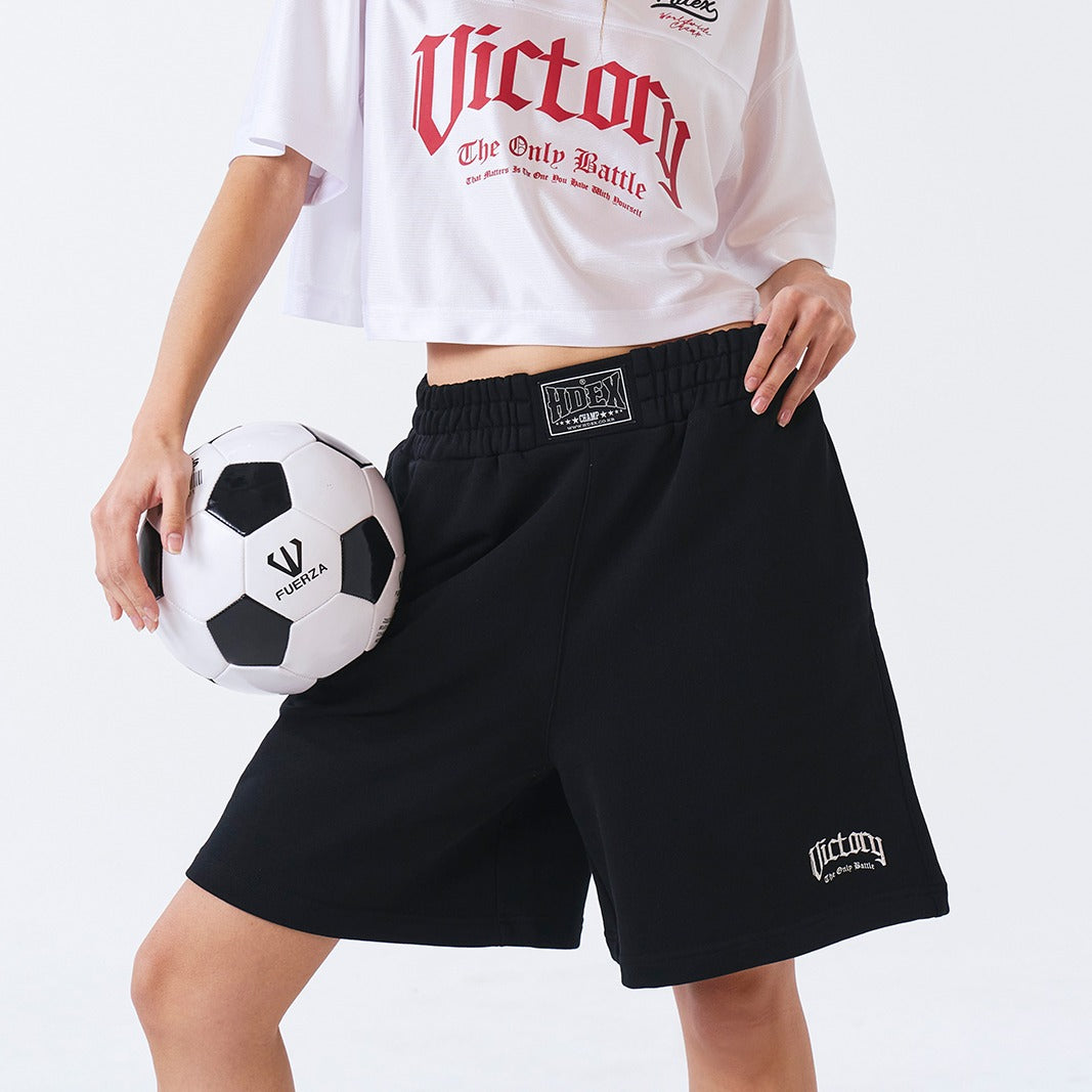 Wide Waist 百慕達運動短褲 黑色