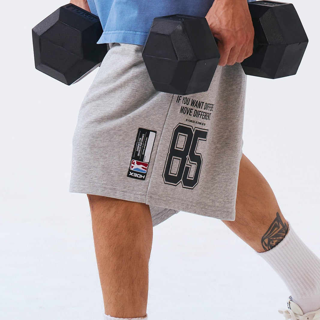 【新品預購】NAMED COMFORTABLE 棉質運動短褲 灰色