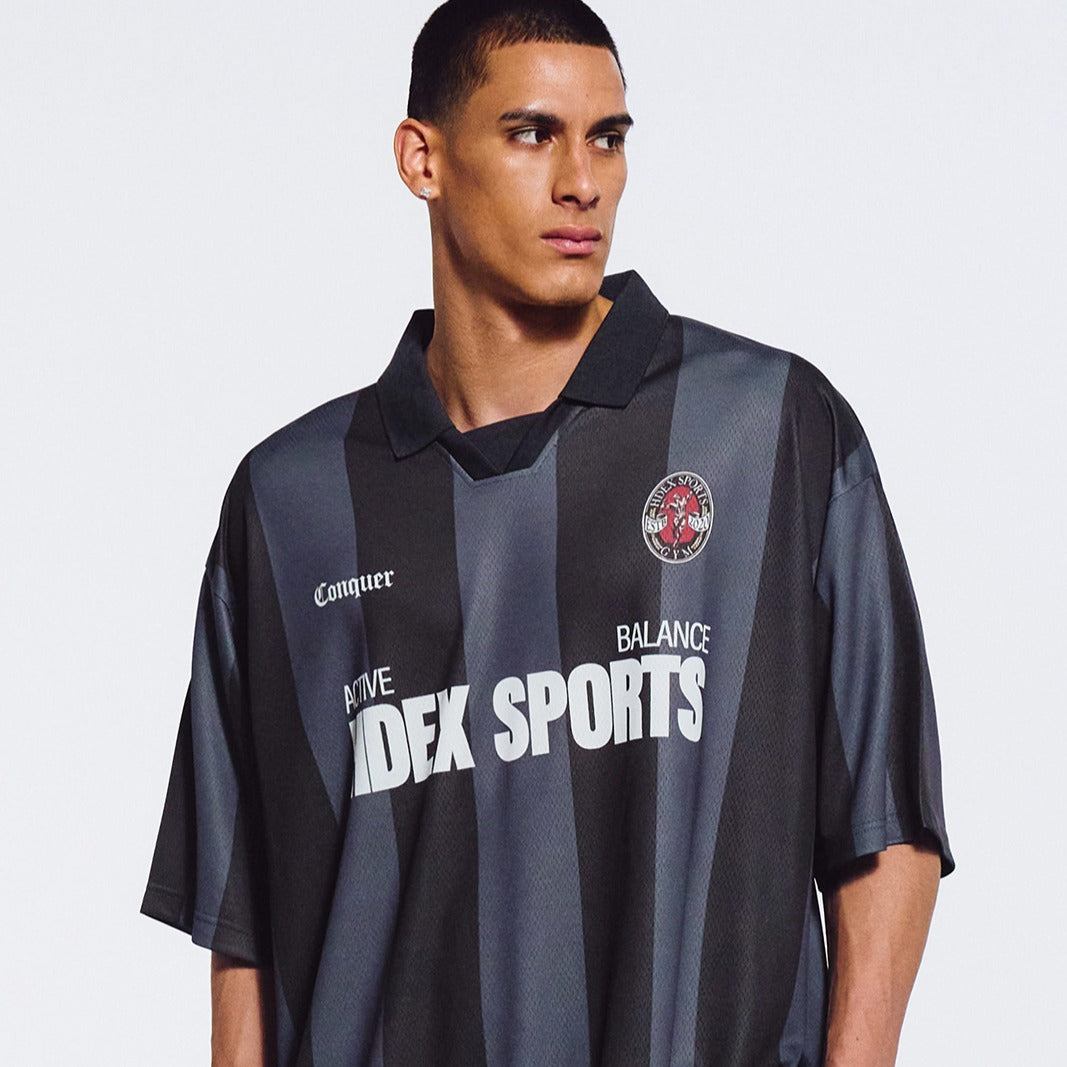 【新品預購】Striped Jersey Uniform 美式撞色短袖球衣 黑色