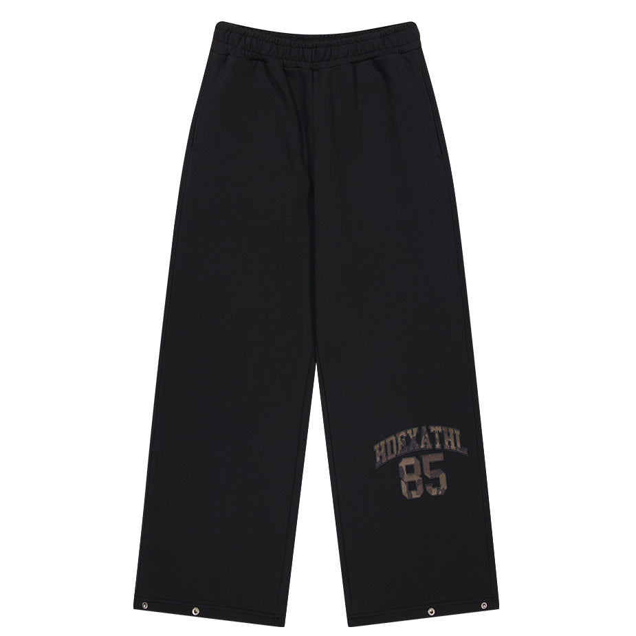 【早鳥優惠】Athletic 85 寬鬆運動長褲 黑色(男女同款)