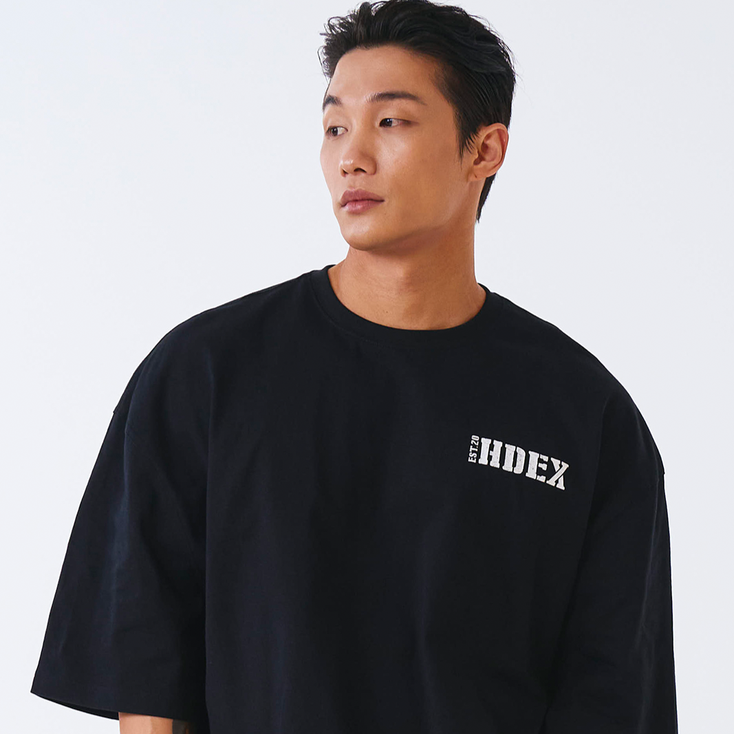 【新品預購】CORE SMALL LOGO GIANT FIT 棉質短袖上衣 黑色