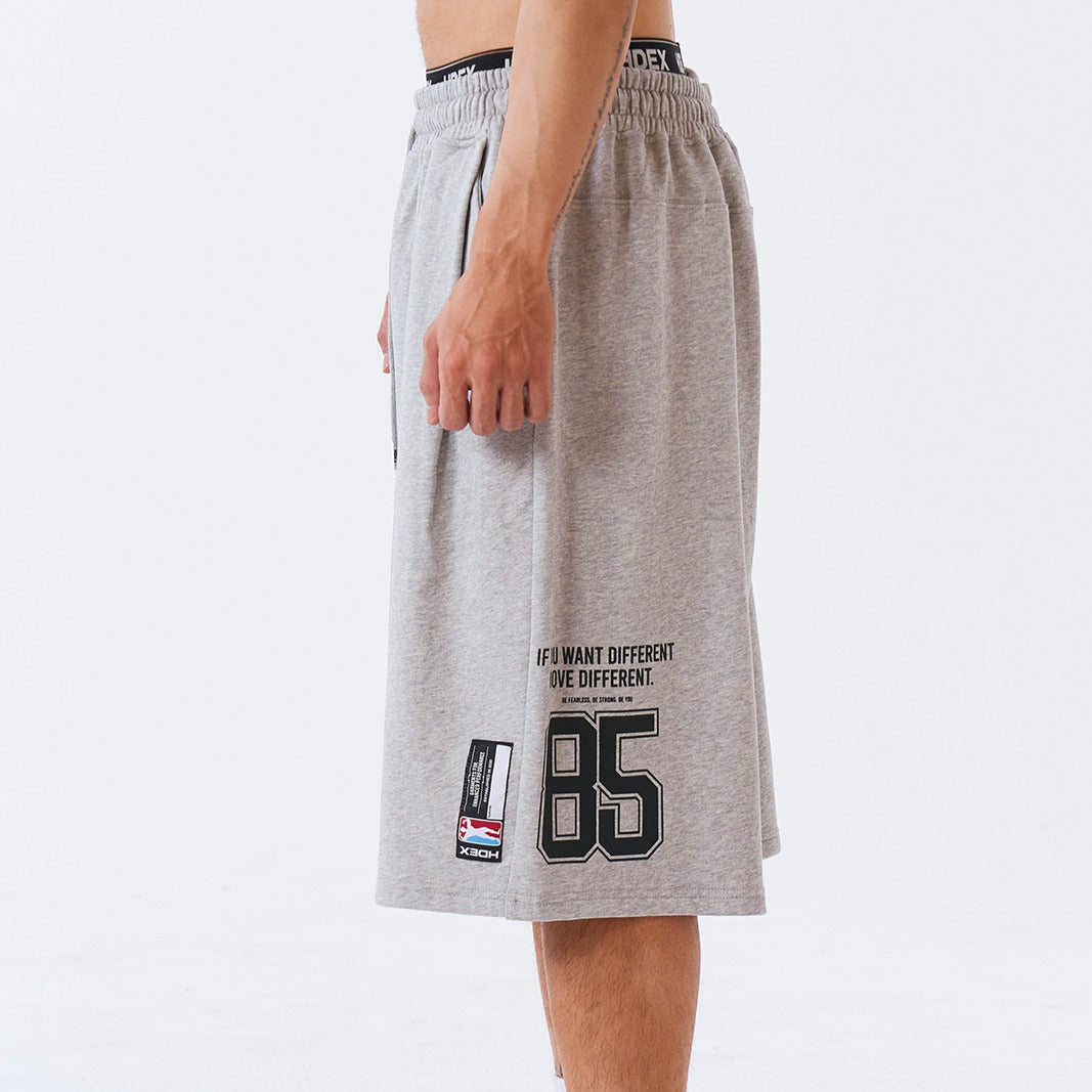 【新品預購】NAMED COMFORTABLE 棉質運動短褲 灰色