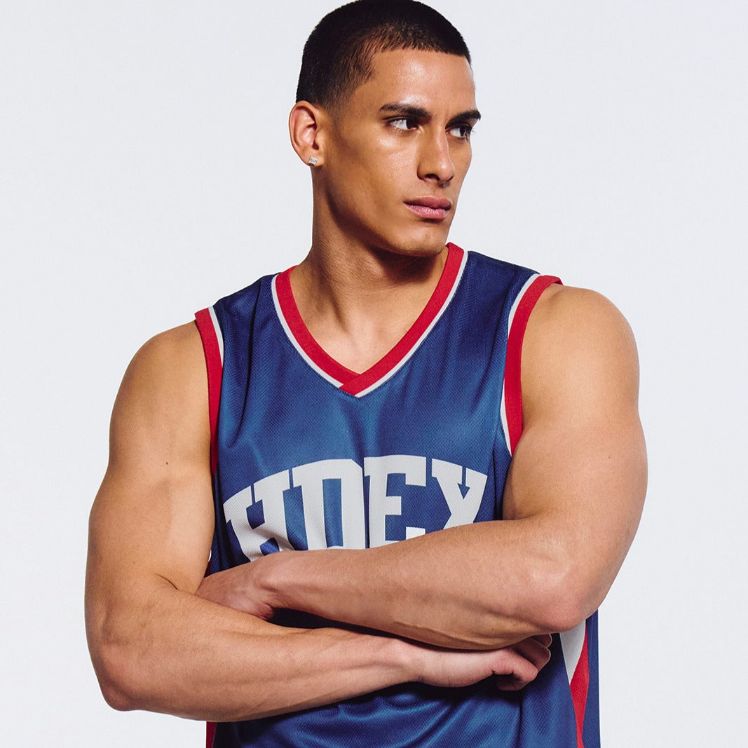 【新品預購】Basketball Mesh Jersey 透氣網眼球衣背心 深藍色