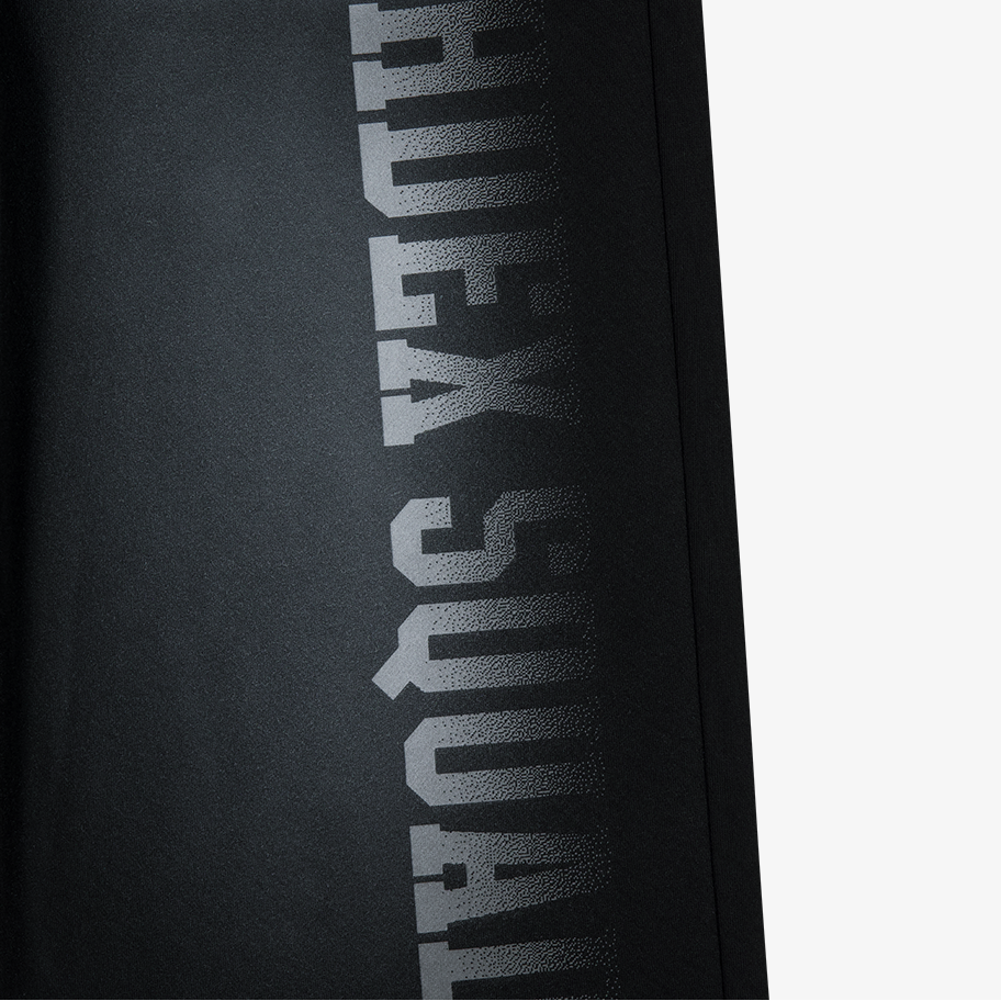 【新品早鳥優惠】Squad 刷色寬版運動長褲 黑色