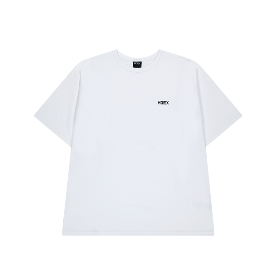 【新品預購】MAIN SMALL LOGO OVER FIT 短袖運動上衣 白色
