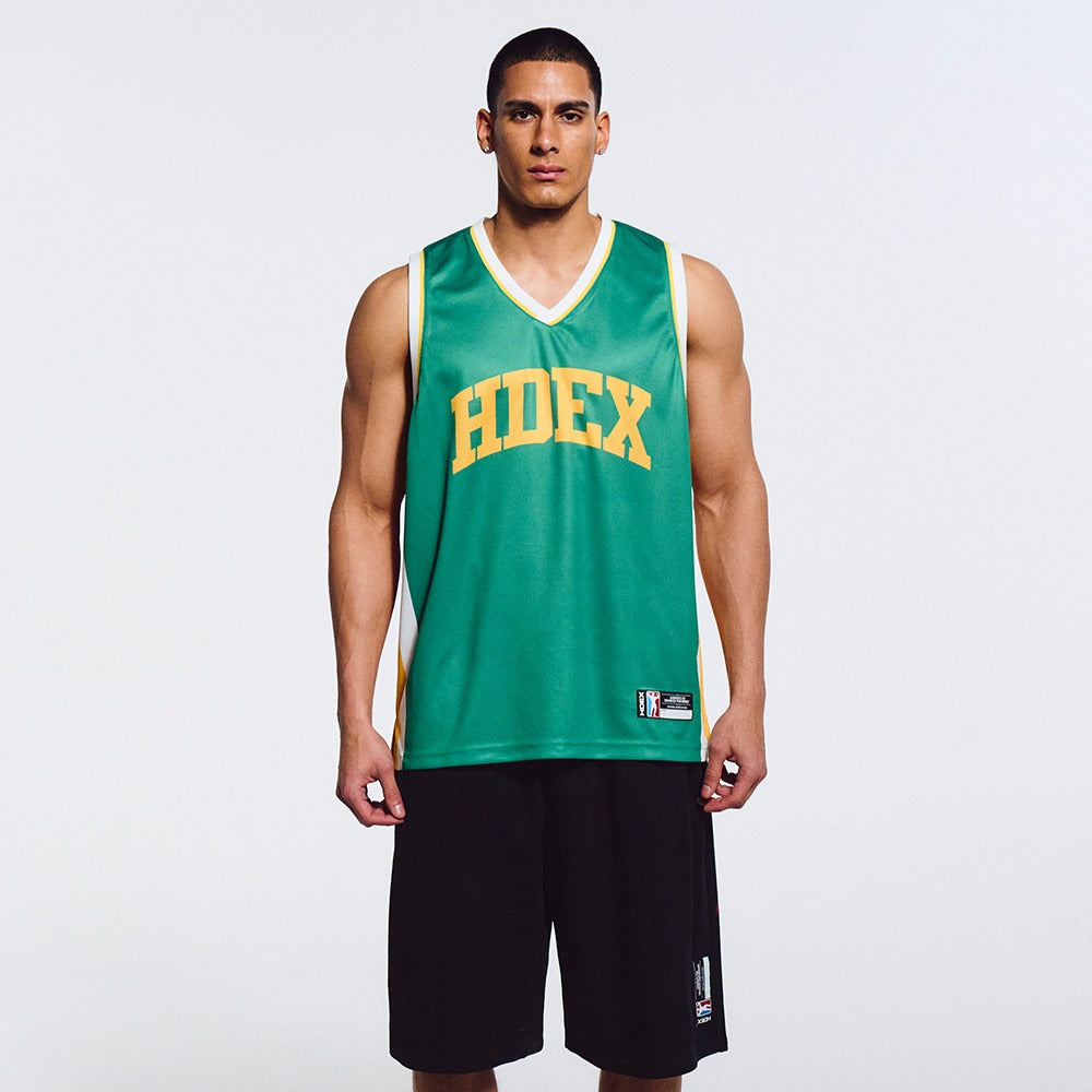 【新品預購】Basketball Mesh Jersey 透氣網眼球衣背心 綠色