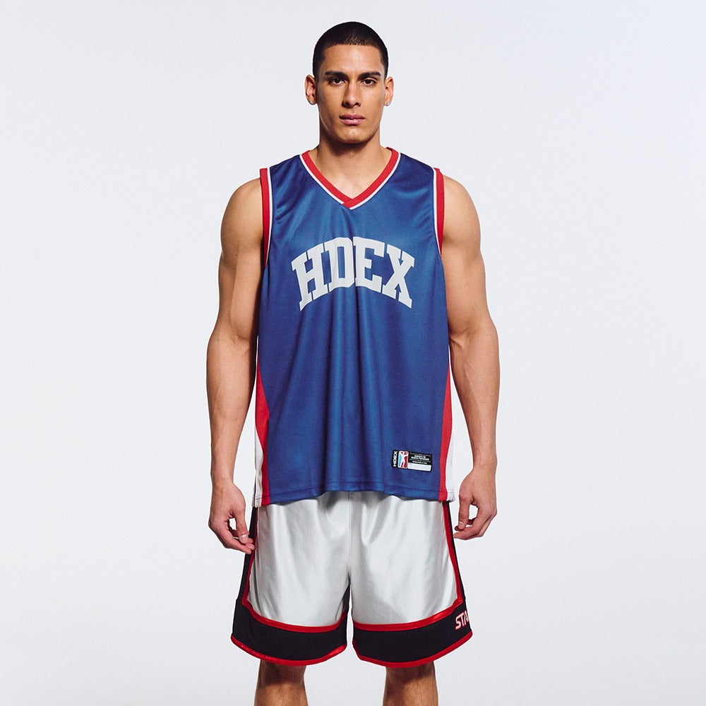 【新品預購】Basketball Mesh Jersey 透氣網眼球衣背心 深藍色