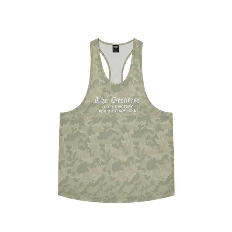 Old Camo Pattern 挖背訓練運動背心 卡其色迷彩