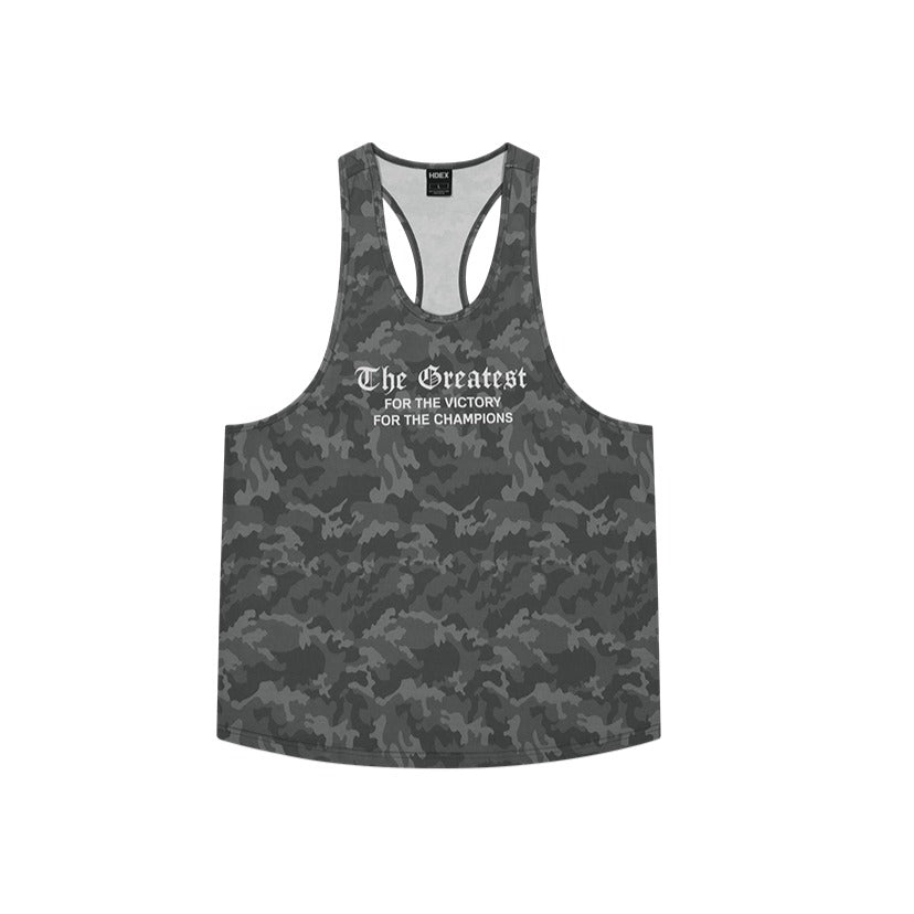 【新品預購】Old Camo Pattern 挖被訓練運動背心 黑色迷彩