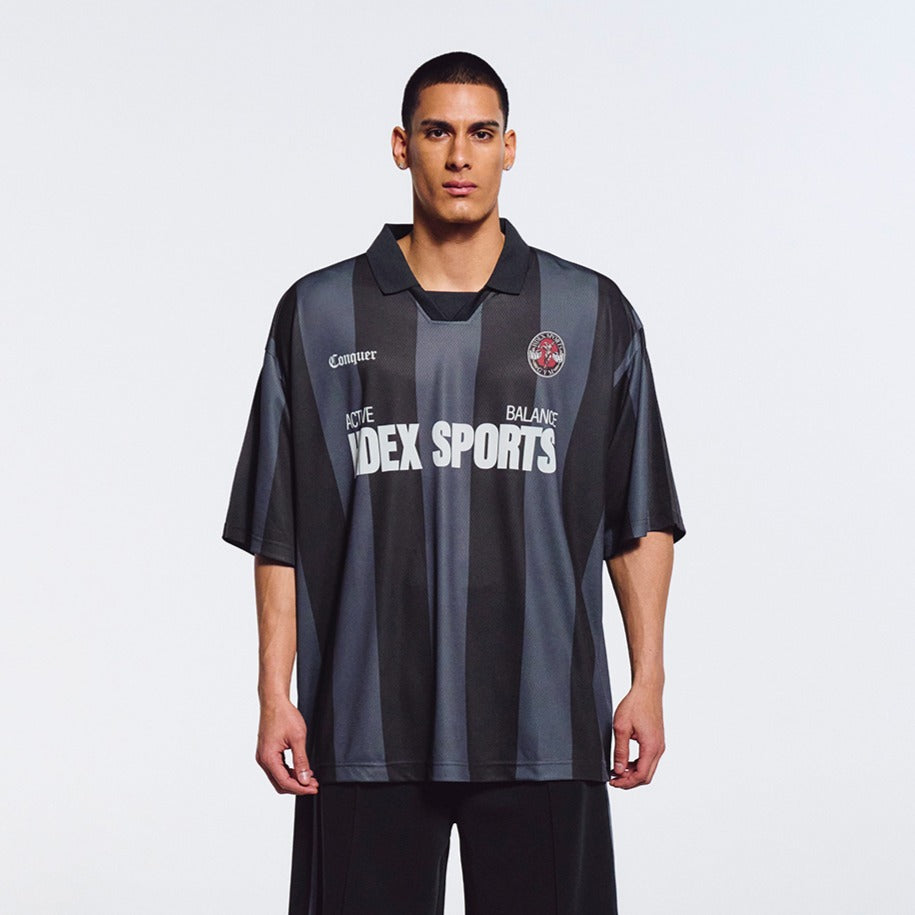 【新品預購】Striped Jersey Uniform 美式撞色短袖球衣 黑色