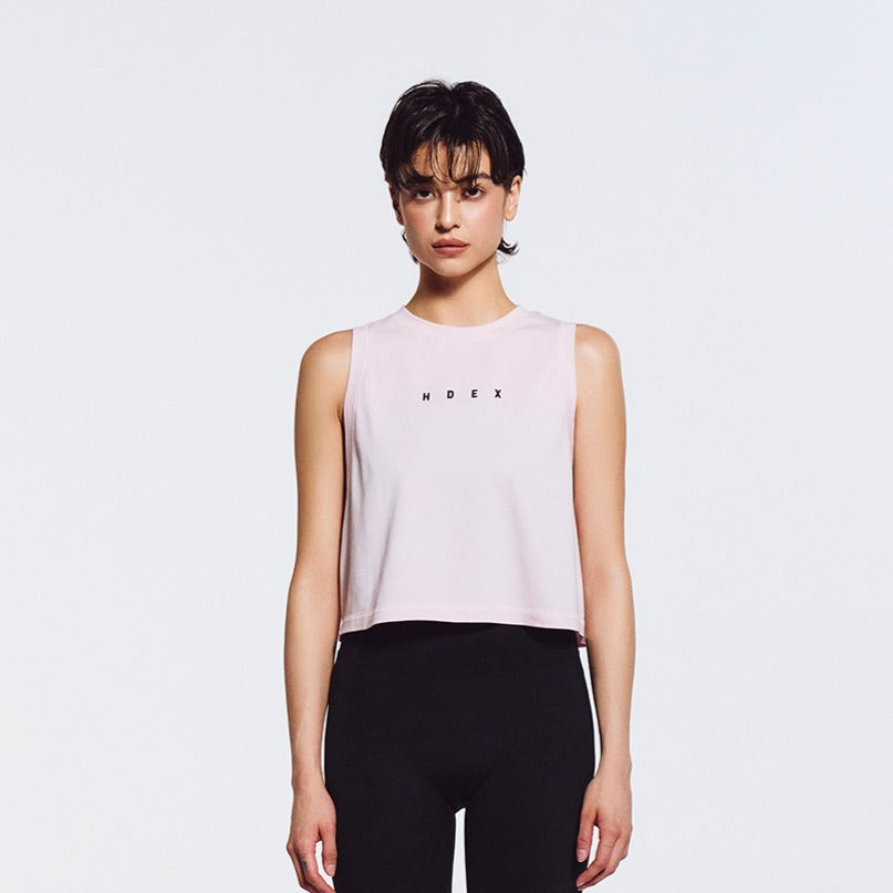 Main Small Logo 無袖運動背心 淺粉色