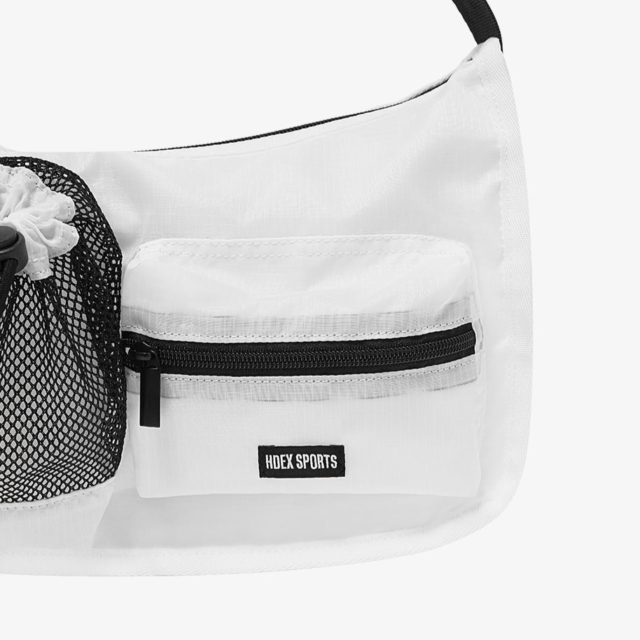 【Doboji & Tony 團購預購】Nylon Rib Pocket 2WAY運動背包 白色