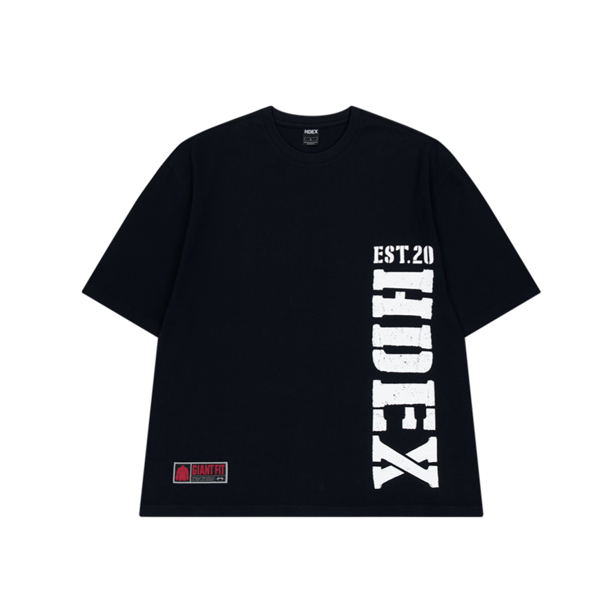 【新品預購】CORE BIG LOGO GIANT FIT 棉質短袖上衣 黑色