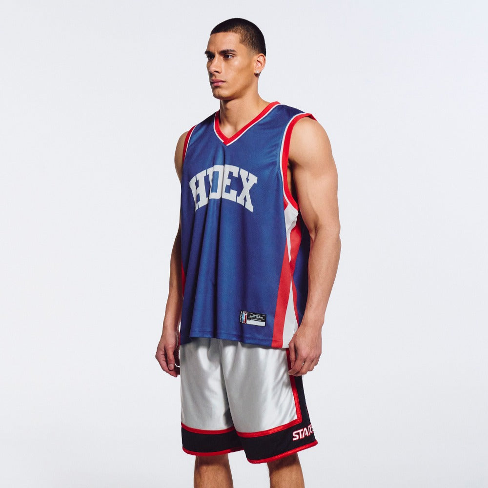 【新品預購】Basketball Mesh Jersey 透氣網眼球衣背心 深藍色