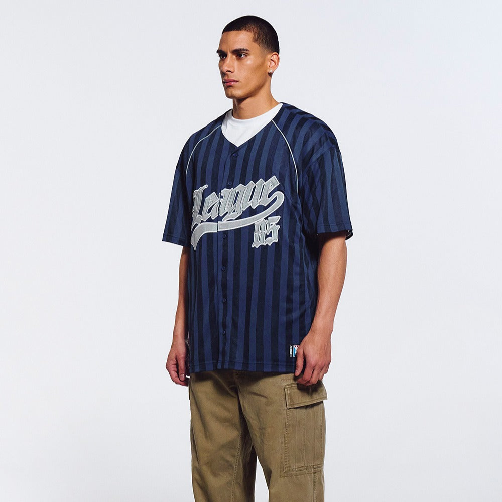 【新品預購】League 85 Baseball Jersey 棒球球衣 深藍色