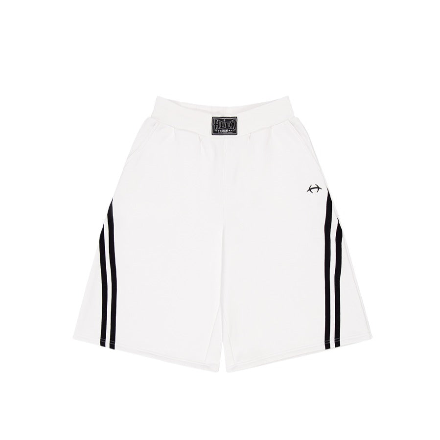 【新品預購】SOLID 百慕達運動短褲 白色(男女同款)