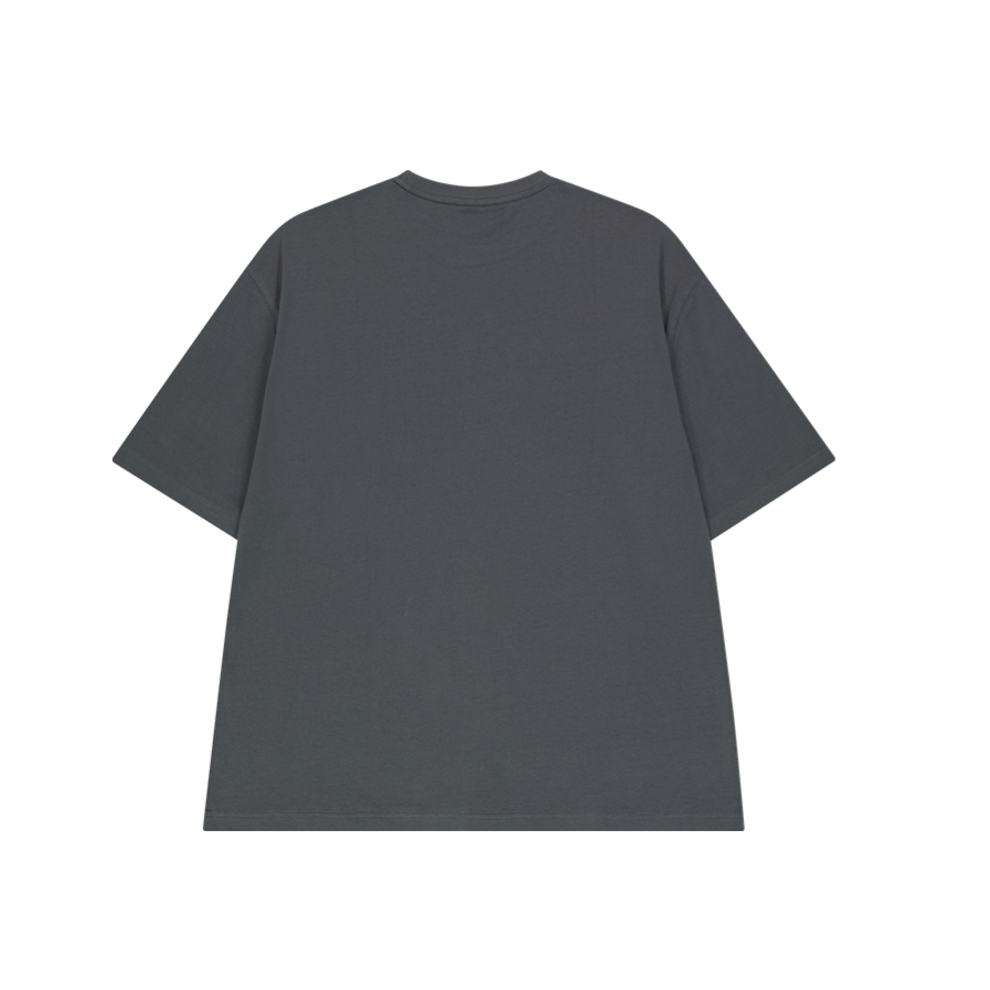 【新品預購】CORE SMALL LOGO GIANT FIT 棉質短袖上衣 炭灰色