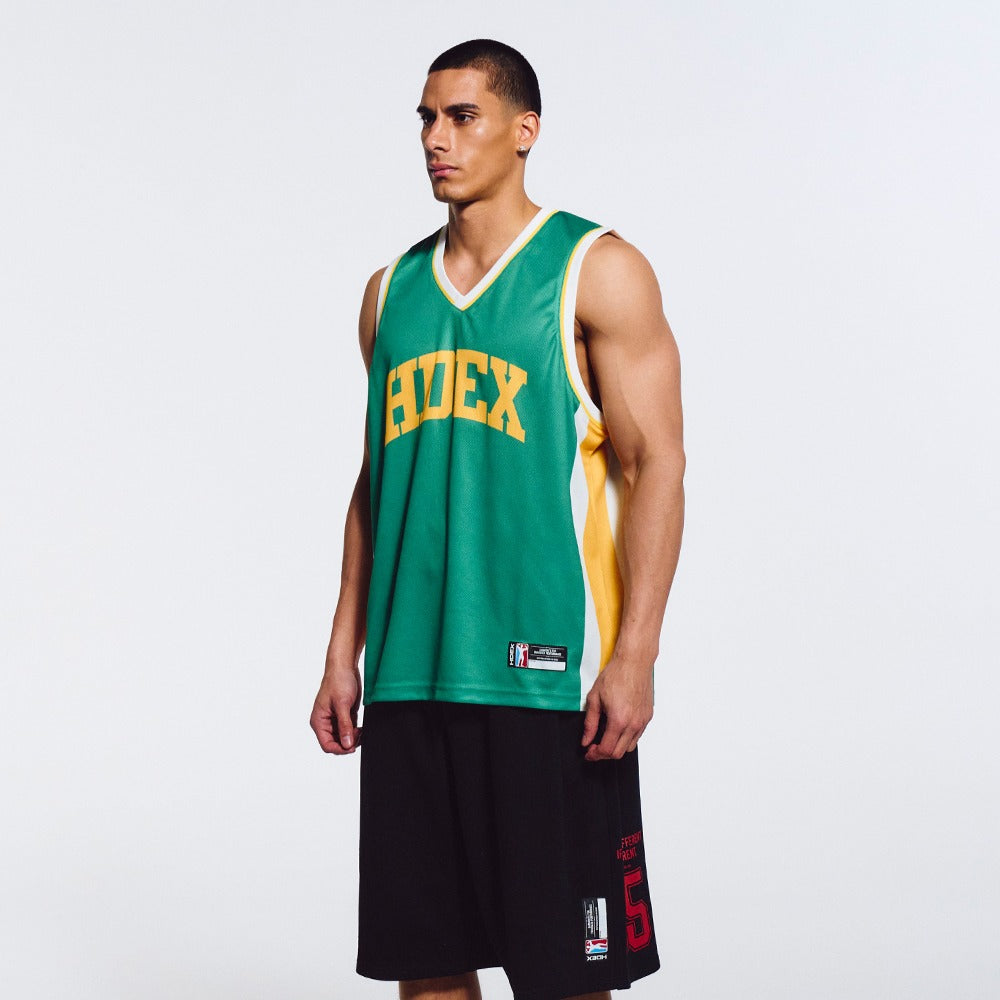 【新品預購】Basketball Mesh Jersey 透氣網眼球衣背心 綠色