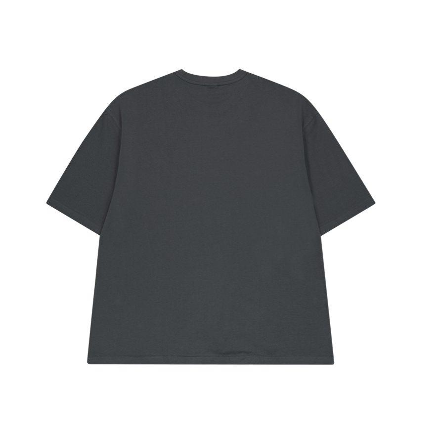 【新品預購】CORE BIG LOGO GIANT FIT 棉質短袖上衣 炭灰色