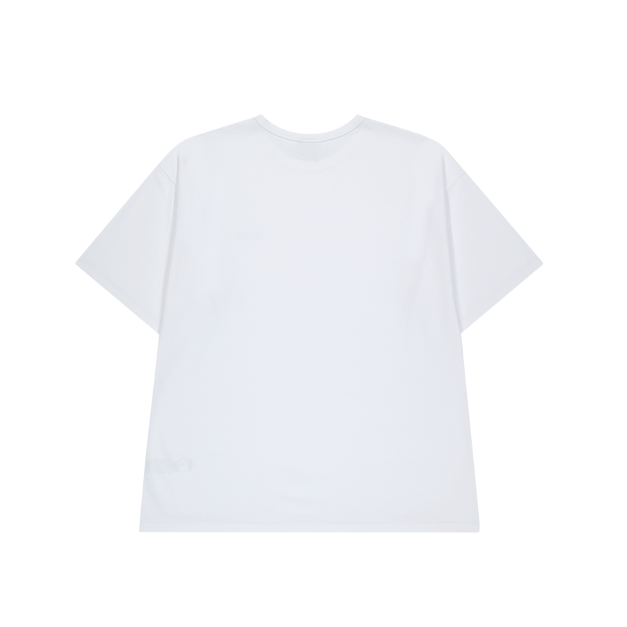 【新品預購】MAIN SMALL LOGO OVER FIT 短袖運動上衣 白色