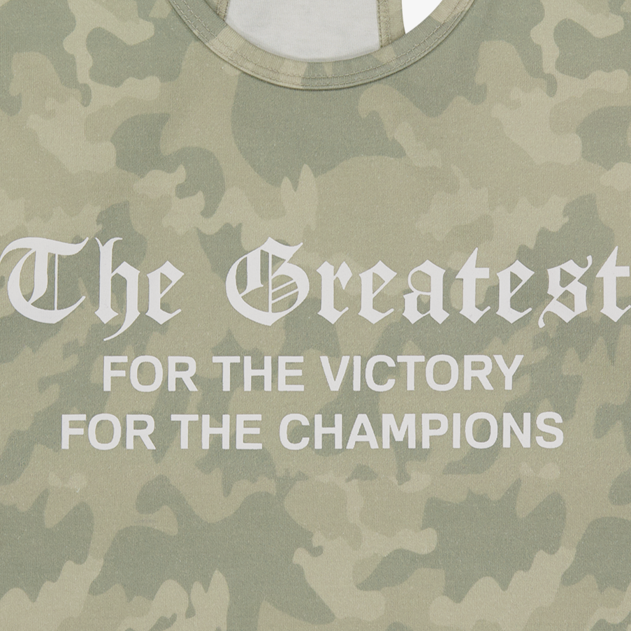 Old Camo Pattern 挖背訓練運動背心 卡其色迷彩