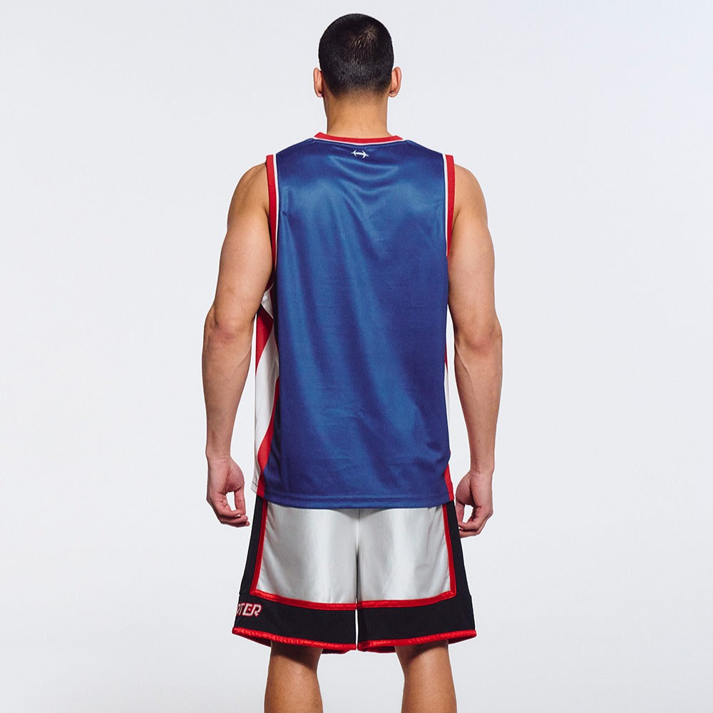 【新品預購】Basketball Mesh Jersey 透氣網眼球衣背心 深藍色
