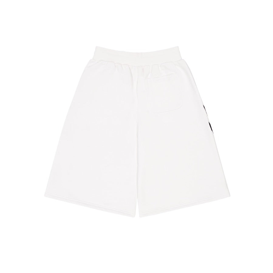 【新品預購】SOLID 百慕達運動短褲 白色(男女同款)