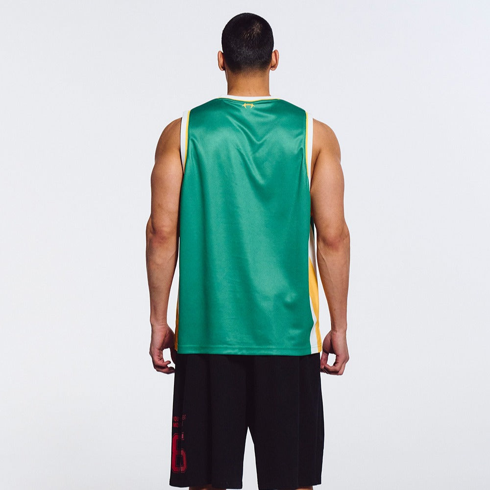 【新品預購】Basketball Mesh Jersey 透氣網眼球衣背心 綠色