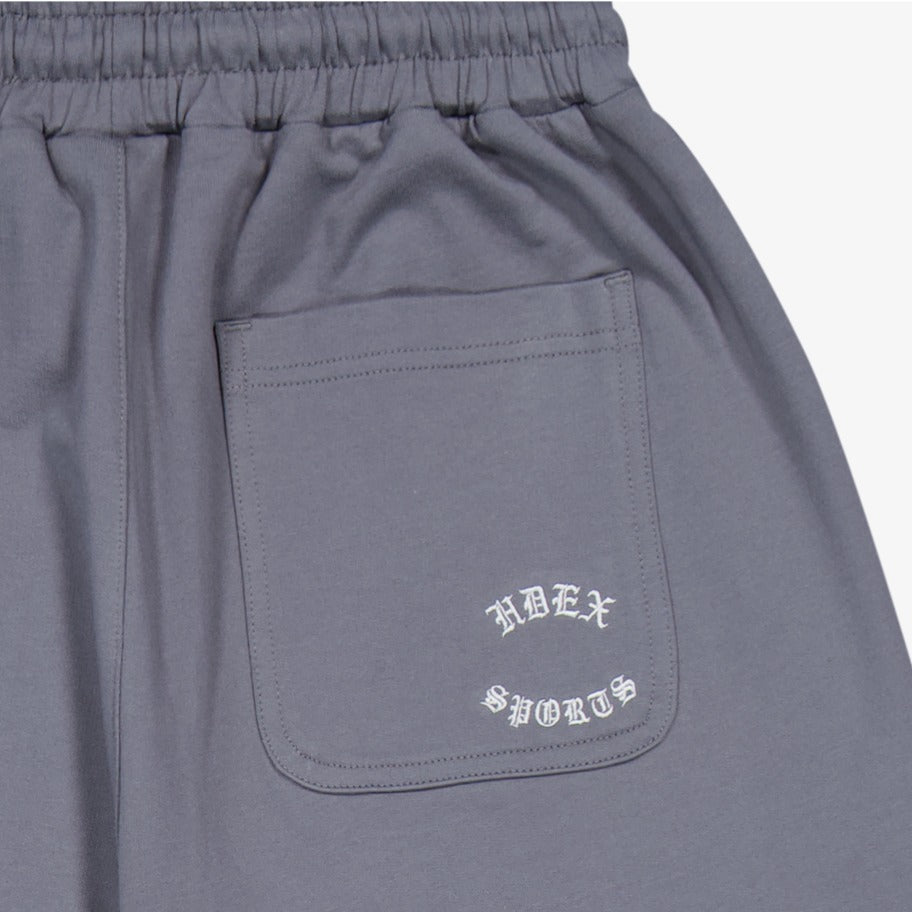 【新品預購】 Double Waist 假兩件寬版運動長褲 鐵灰色
