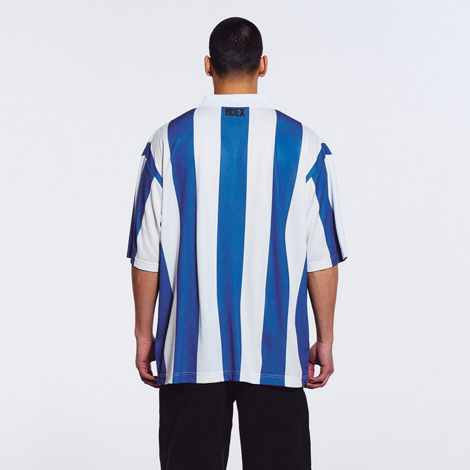 【新品預購】Striped Jersey Uniform 美式撞色短袖球衣 藍色