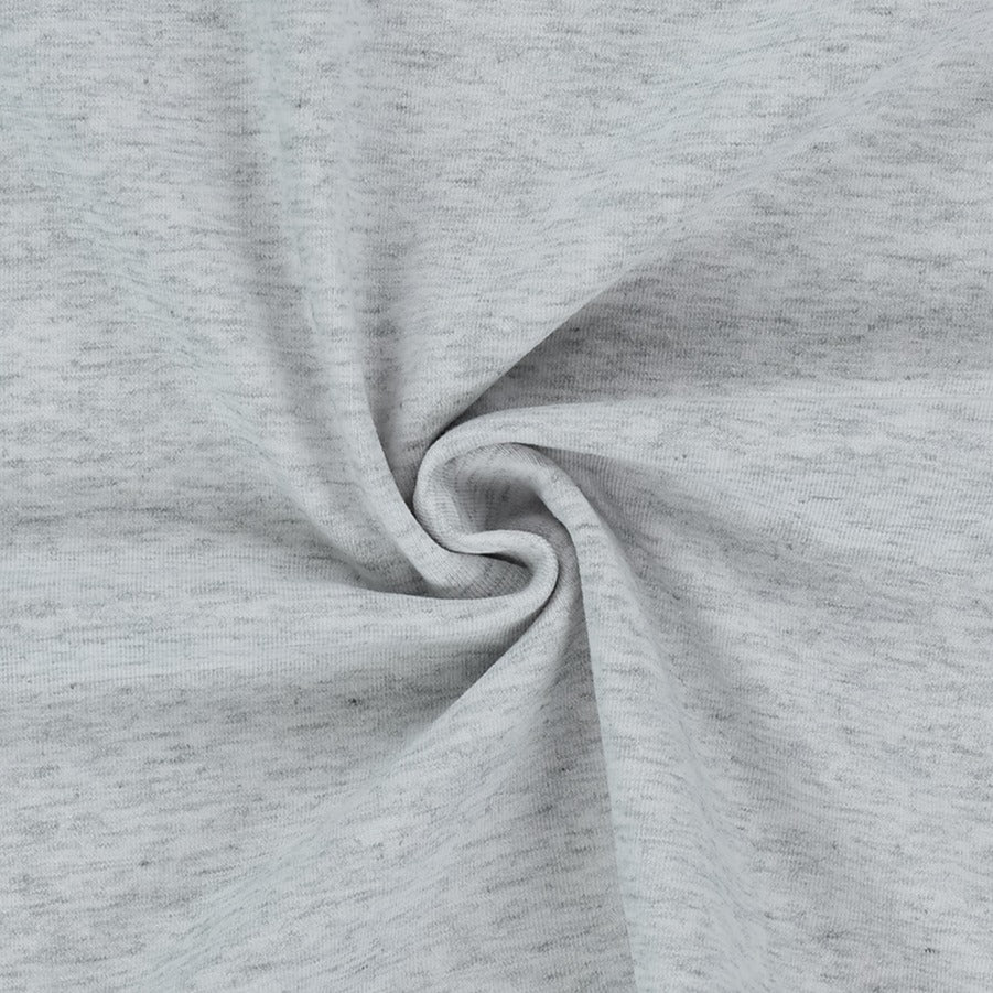 Curved Hem 棉質短袖上衣 灰白色