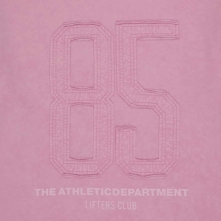 Washed Applique Over Fit 水洗復古風短袖上衣 粉色