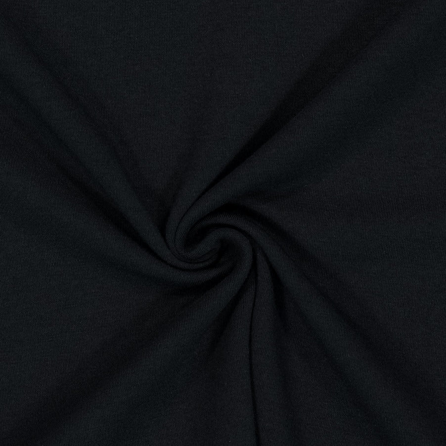 Lettering Modal 弧擺修身運動短袖上衣 黑色